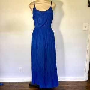 Umgee Royal Blue Maxi Dress w/ Strappy Back